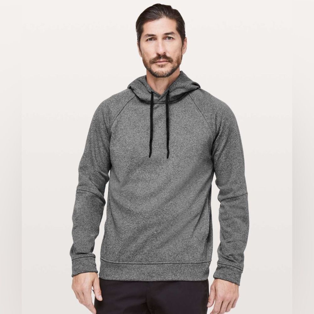 Men’s Lululemon Gray City Sweat Pullover Hoodie Thermo Size XS